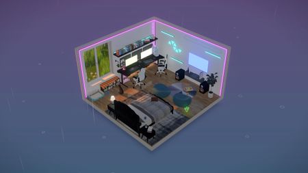 Room 2: rainy weather, evening