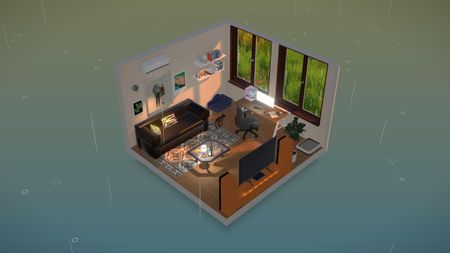 Room 3: rainy weather, evening