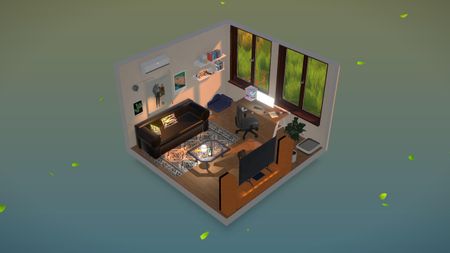 Room 3: windy weather, evening