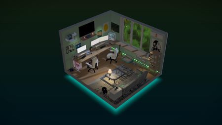 Room 4: sunny weather, midnight